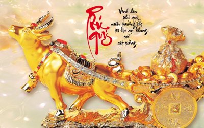 File in mica File tranh cây tiền tài lộc CT1518 (ảnh gốc) đẹp