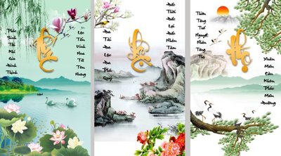 File tranh gốc File tranh cây tiền tài lộc CT1626 (bản đẹp) độc quyền