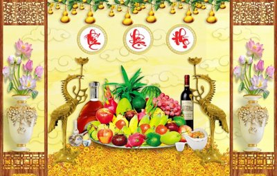 Download file File tranh cây tiền tài lộc CT1692 (gốc) in mica cao cấp