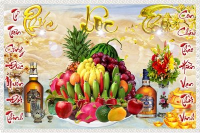 File gốc File tranh cây tiền tài lộc CT1730 (in mica) cắt laser