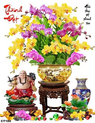 Tải file File tranh cây tiền CT180 (ảnh gốc) in gạch 3D