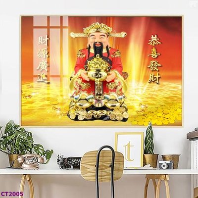 File tranh File tranh cây tiền tài lộc hoa đào tết CT2005 (gốc) in backlit film