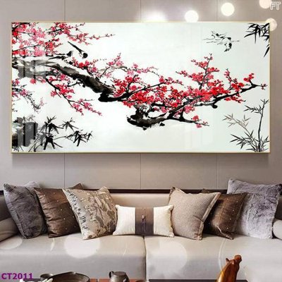 File PSD File tranh cây tiền tài lộc hoa đào tết CT2011 (gốc) cho in quảng cáo