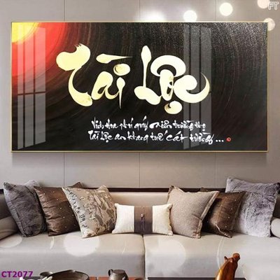 File gốc File tranh cây tiền tài lộc hoa đào tết CT2077 (in mica) làm quà tặng