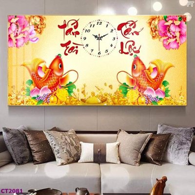 File gốc in ấn File tranh cây tiền tài lộc hoa đào tết CT2081 chất lượng vượt trội