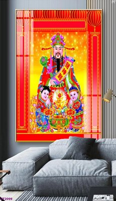 Download file gốc File tranh cây tiền tài lộc hoa đào tết CT2099 (dùng cho in ấn)