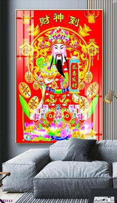 Tải file File tranh cây tiền tài lộc hoa đào tết CT2113 (ảnh gốc) in tranh kính