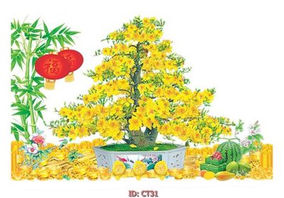 Tải file gốc File tranh tài lộc CT31 (in khổ lớn) quảng cáo