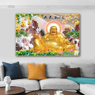 Tải file Tranh thần tài cây tiền CT321 (ảnh gốc) in gạch men