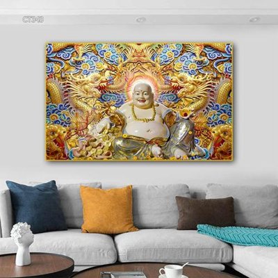 Tải xuống file tranh gốc Tranh thần tài cây tiền CT343 (PSD/TIFF)