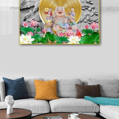 Tải file Tranh thần tài cây tiền CT344 (gốc) chủ đề tâm linh