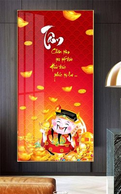 Tải file Tranh thần tài cây tiền CT356 (ảnh gốc) file TIFF