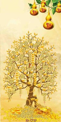 Hình ảnh file gốc File tranh tài lộc CT37 (chất lượng cao)