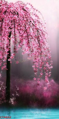 File PSD File tranh hoa đào hoa mai tài lộc CT4032 (nguyên bản) cho thiết kế