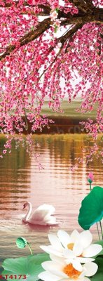 File gốc File tranh hoa đào hoa mai tài lộc CT4173 (ảnh rõ nét) để in