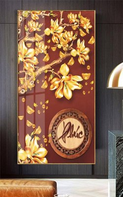 Tải file Tranh thần tài cây tiền CT426 (ảnh gốc) 300dpi Tranh thần tài cây tiền CT426