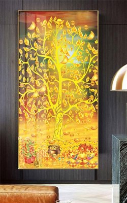 Tải về file gốc Tranh thần tài cây tiền CT443 (chuẩn in ấn)