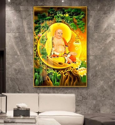 Tải file gốc Tranh thần tài cây tiền CT486 (in không vỡ ảnh)