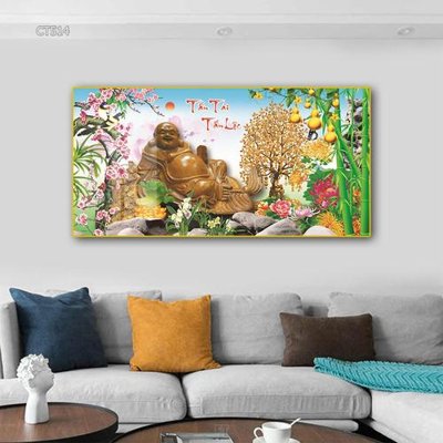 Tải xuống file tranh gốc Tranh thần tài cây tiền CT514 (PSD/TIFF)