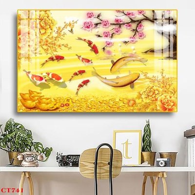 File ảnh File tranh cây tiền tài lộc CT741 (gốc) in biển hiệu