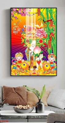 File tranh File tranh cây tiền tài lộc CT750 (gốc) chủ đề con người