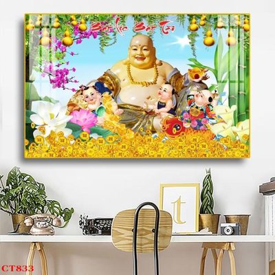 Hình ảnh file gốc File tranh cây tiền tài lộc CT833 (chất lượng cao)