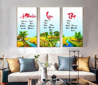 File gốc File tranh cây tiền tài lộc CT855 (phong cách) châu Âu