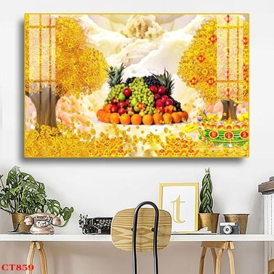 Tải file gốc File tranh cây tiền tài lộc CT859 dùng cho in ấn