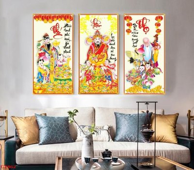 File gốc in ấn File tranh cây tiền tài lộc CT862 độ phân giải cao