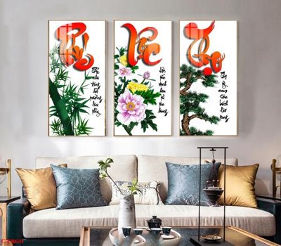 File gốc File tranh cây tiền tài lộc CT869 cho in ấn và thiết kế