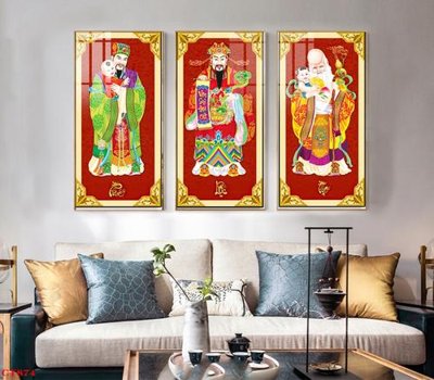 File in trần File tranh cây tiền tài lộc CT874 (bản gốc) phong cảnh