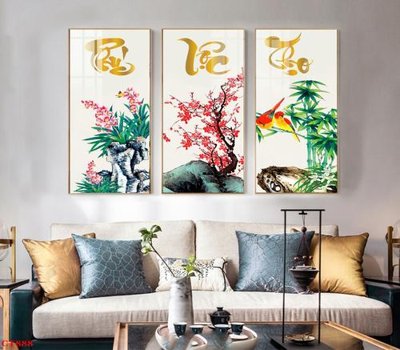 File PSD File tranh cây tiền tài lộc CT888 (bản gốc) đã tách nền