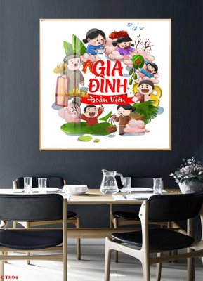 File gốc File tranh cây tiền tài lộc CT894 (in tráng gương) ốp tường