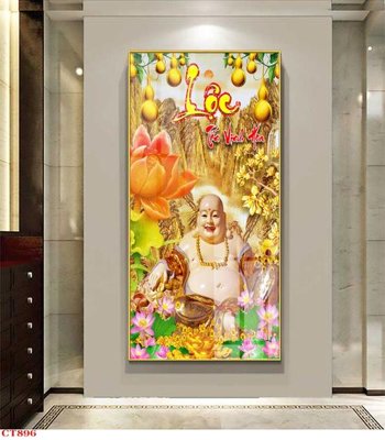 Download file File tranh cây tiền tài lộc CT896 (chất lượng in ấn)