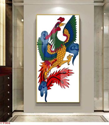 File in ấn chuyên nghiệp File tranh cây tiền tài lộc CT904 (file gốc)