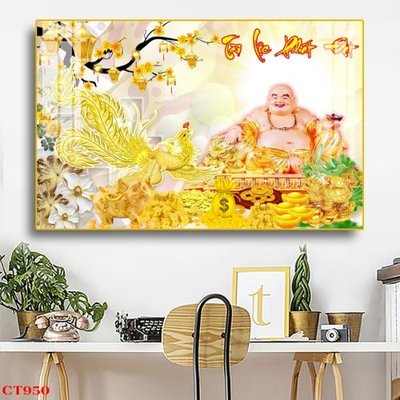 File tranh File tranh cây tiền tài lộc CT950 (gốc) chủ đề trừu tượng