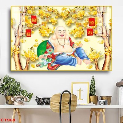 File gốc File tranh cây tiền tài lộc CT968 (bản quyền) cho in ấn