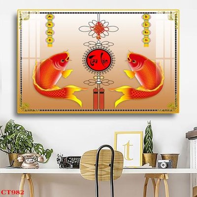 File ảnh gốc File tranh cây tiền tài lộc CT982 (chuyên in mica)