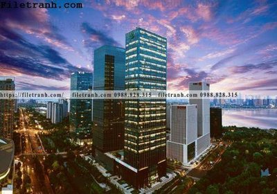 File tranh gốc Canh dem thanh pho 133 (bản quyền) Filetranh.com