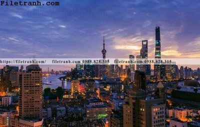 File tranh Canh dem thanh pho 164 (ảnh gốc) độc quyền