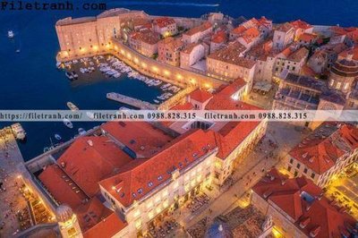 File in ấn Canh dem thanh pho 228 (bản gốc) chất lượng cao