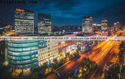 Tải file Canh dem thanh pho 242 (gốc) làm file tranh quảng cáo