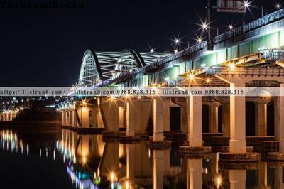 File gốc Canh dem thanh pho 305 (in 3D) nghệ thuật