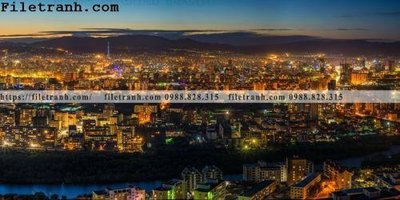 File tranh quảng cáo Canh dem thanh pho 325 (download file gốc)