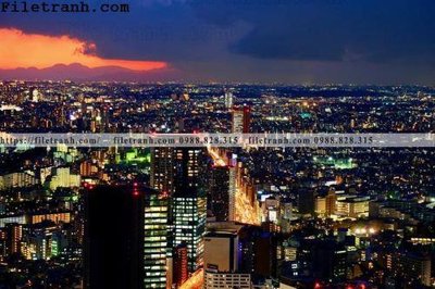 File PSD Canh dem thanh pho 332 (bản gốc) đã tách nền