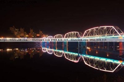 File in trần Canh dem thanh pho 334 (bản gốc 3D) sống động