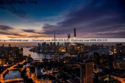 File PSD Canh dem thanh pho 339 (gốc) tách lớp chi tiết