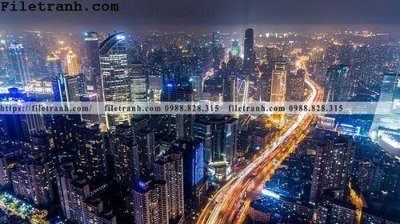 File tranh Canh dem thanh pho 349 (ảnh gốc) độ nét vượt trội