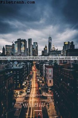 File gốc Canh dem thanh pho 356 (AI/EPS) cho in ấn