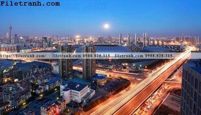 File gốc Canh dem thanh pho 372 (in 3D) cho trang trí